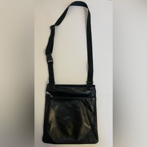 Roots Leather Crossbody Bag